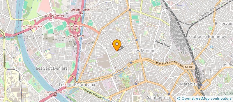 localisation de l'entreprise MADAME ARLETTE GUIER  TOULOUSE