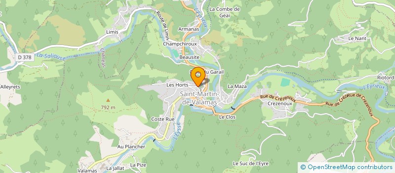 localisation de l'entreprise MADAME ARLETTE GUILHOT  LACHAPELLE-SOUS-CHANEAC