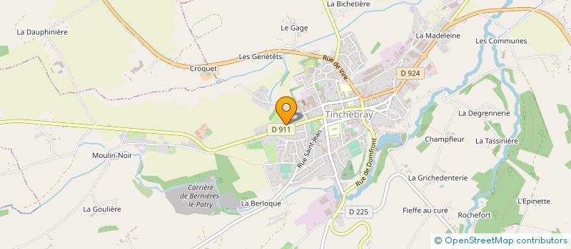 localisation de l'entreprise MADAME ARLETTE GUITTON à TINCHEBRAY-BOCAGE