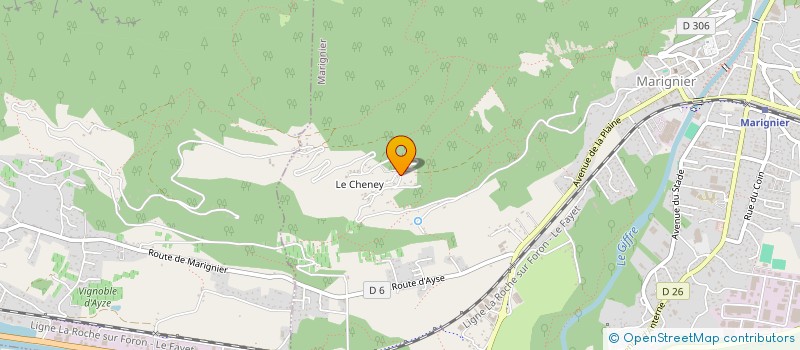 localisation de l'entreprise MADAME ARLETTE HERBUTE  MARIGNIER