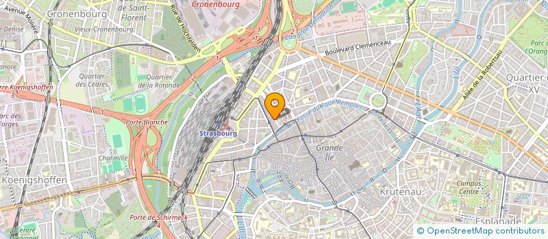 localisation de l'entreprise MADAME ARLETTE HYBOUX  STRASBOURG