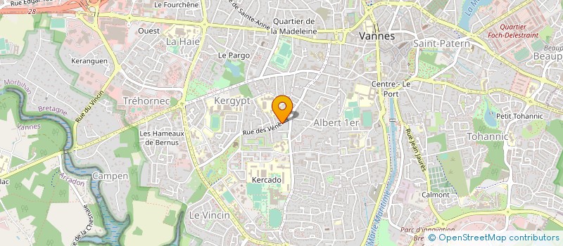 localisation de l'entreprise MADAME ARLETTE JANSSENS à VANNES