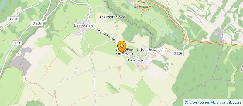 localisation de l'entreprise MADAME ARLETTE JAUNET  BARRETAINE