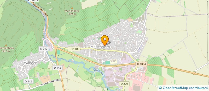 localisation de l'entreprise MADAME ARLETTE KLEIN à MARLENHEIM