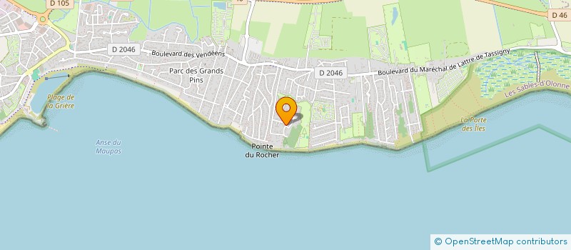 localisation de l'entreprise MADAME ARLETTE LAFEUILLE à LA TRANCHE-SUR-MER