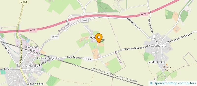 localisation de l'entreprise MADAME ARLETTE LANGLOIS  BOSC-LE-HARD