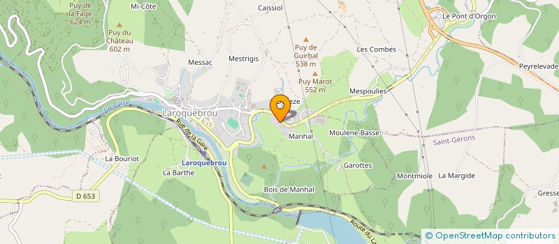 localisation de l'entreprise MADAME ARLETTE LARDIES à LAROQUEBROU