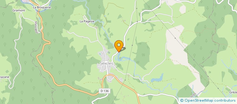 localisation de l'entreprise MADAME ARLETTE LAYGUES  SEXCLES