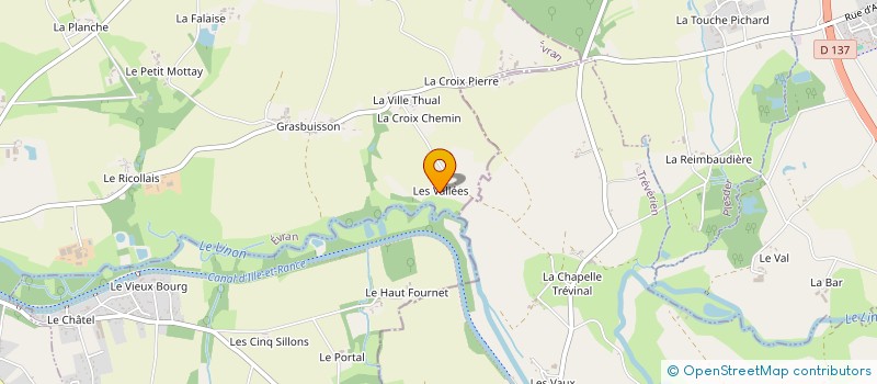 localisation de l'entreprise MADAME ARLETTE LEBON  SAINT-JUVAT