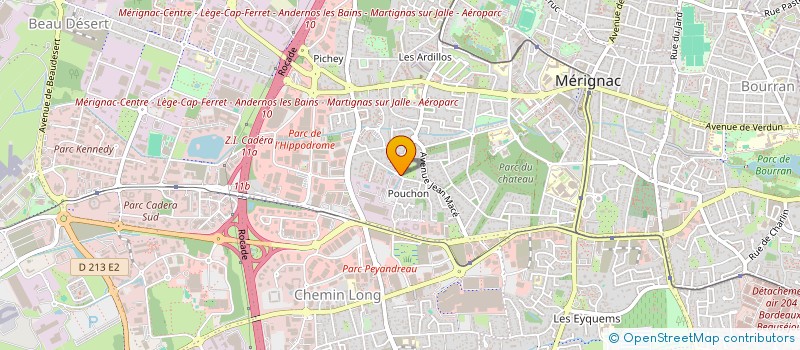 localisation de l'entreprise MADAME ARLETTE LEFRAIS à MERIGNAC