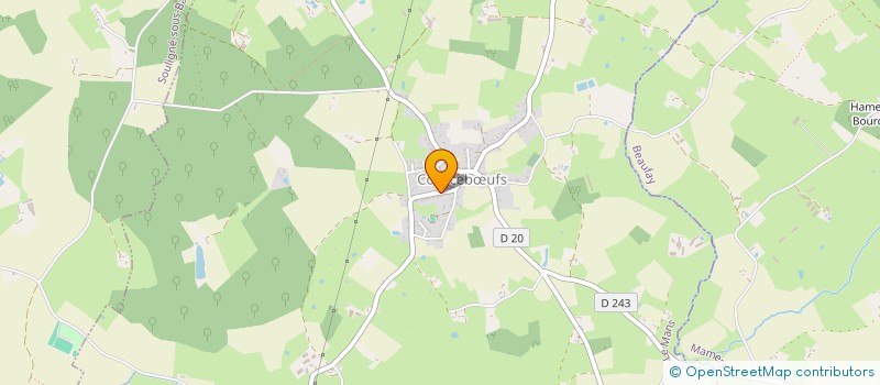 localisation de l'entreprise MADAME ARLETTE LEGRET  COURCEBUFS