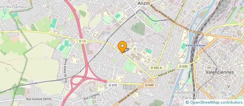 localisation de l'entreprise MADAME ARLETTE LERICHE à VALENCIENNES