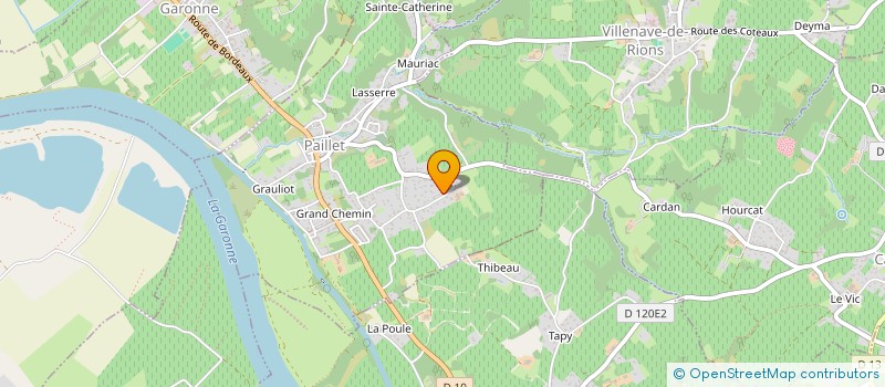 localisation de l'entreprise MADAME ARLETTE LESCOUT  PAILLET