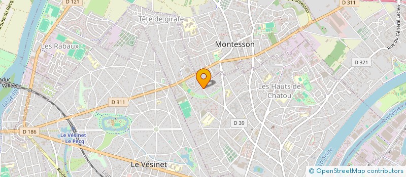 localisation de l'entreprise MADAME ARLETTE LOPES DE CARVALHO  CHATOU