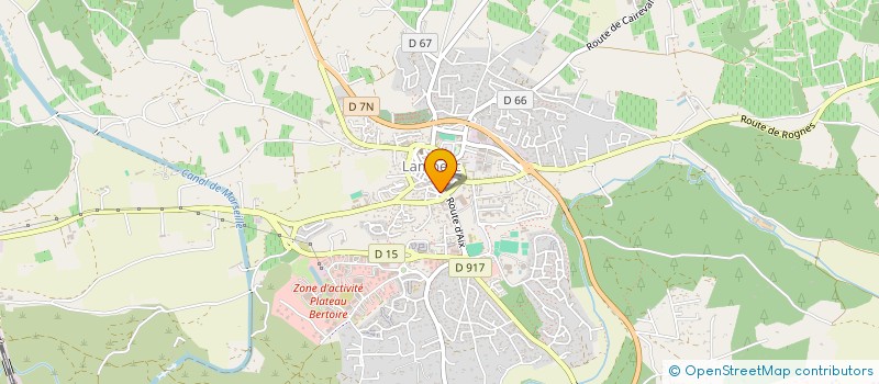 localisation de l'entreprise MADAME ARLETTE LOUGE à LAMBESC