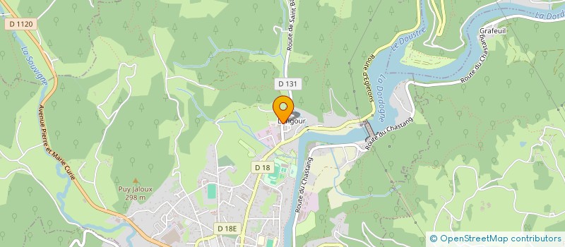 localisation de l'entreprise MADAME ARLETTE MANAUD  ARGENTAT-SUR-DORDOGNE