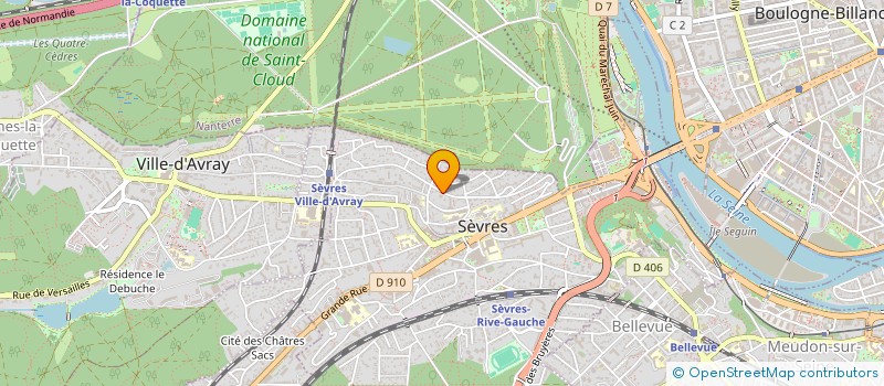 localisation de l'entreprise MADAME ARLETTE MANIER à SEVRES