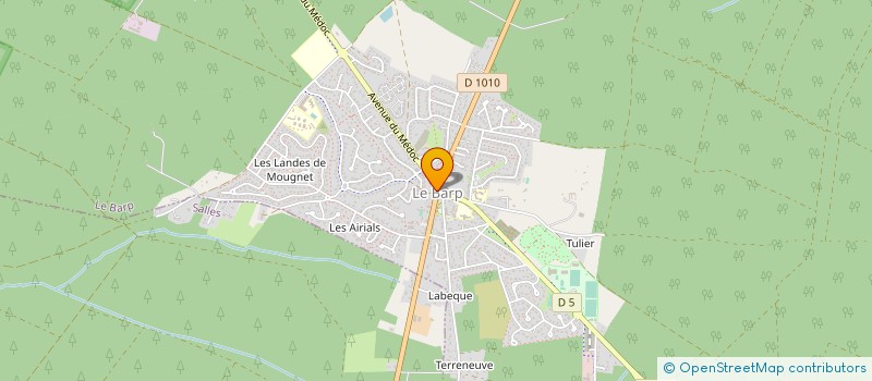 localisation de l'entreprise MADAME ARLETTE MANO  LE BARP