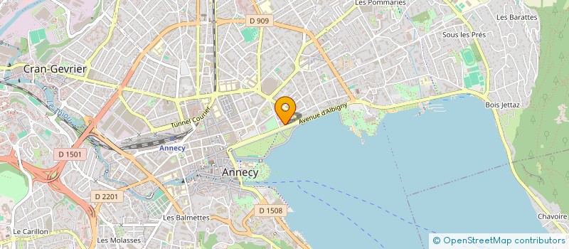 localisation de l'entreprise MADAME ARLETTE-MARIE DEREEPER à ANNECY