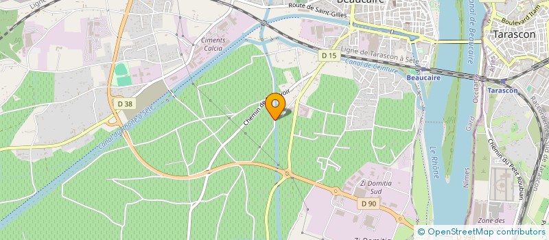 localisation de l'entreprise MADAME ARLETTE MARIN  BEAUCAIRE