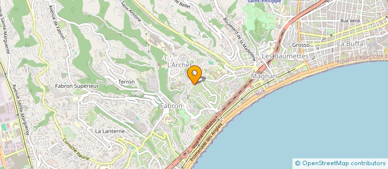 localisation de l'entreprise MADAME ARLETTE MARTIN à NICE