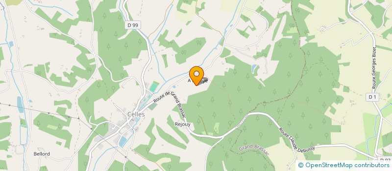 localisation de l'entreprise MADAME ARLETTE MAZOUAUD  CELLES