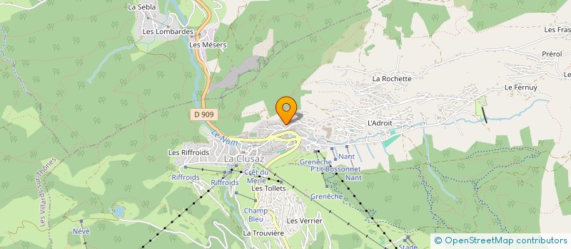 localisation de l'entreprise MADAME ARLETTE METRAL-BOFFOD à LA CLUSAZ