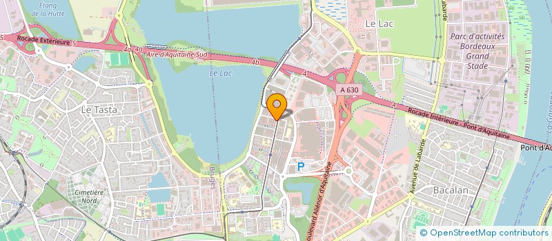 localisation de l'entreprise MADAME ARLETTE MISERE MITATA  BORDEAUX