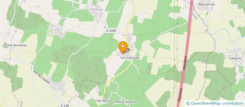 localisation de l'entreprise MADAME ARLETTE MORET  TANZAC