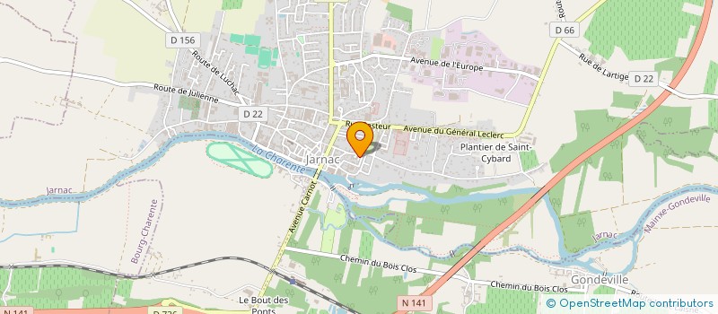localisation de l'entreprise MADAME ARLETTE NOBLET à MAINXE-GONDEVILLE