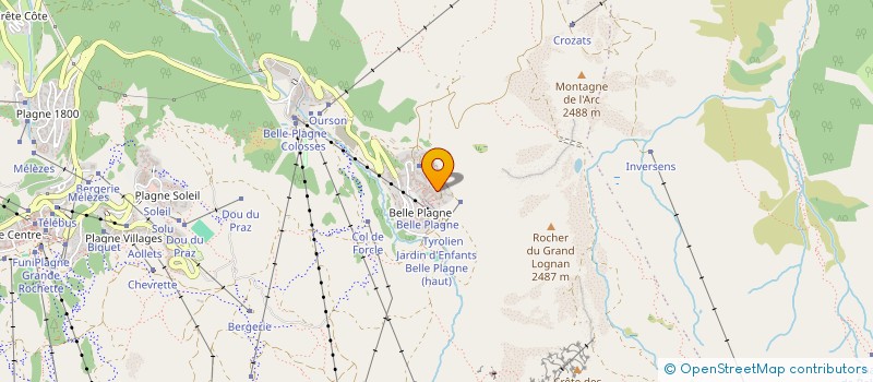 localisation de l'entreprise MADAME ARLETTE NOEL  LA PLAGNE TARENTAISE