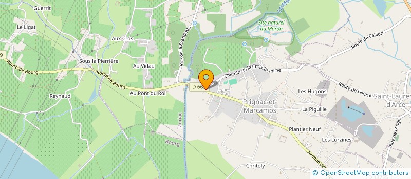 localisation de l'entreprise MADAME ARLETTE OTAL  PRIGNAC-ET-MARCAMPS