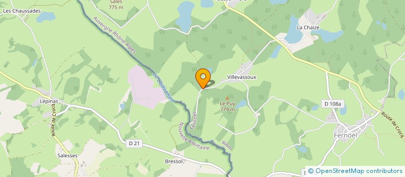 localisation de l'entreprise MADAME ARLETTE PABIOT  FERNOEL