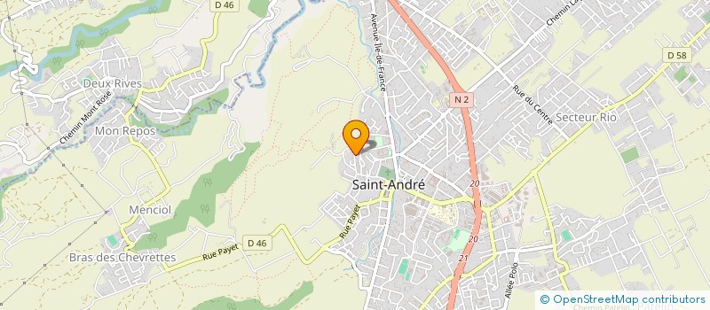 localisation de l'entreprise MADAME ARLETTE PALONIER à SAINT-ANDRE