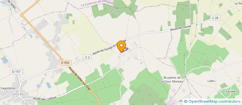 localisation de l'entreprise MADAME ARLETTE PASQUIER  COUR CHEVERNY