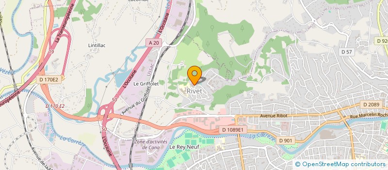 localisation de l'entreprise MADAME ARLETTE PEGEAULT à BRIVE-LA-GAILLARDE