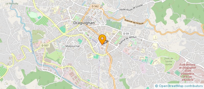 localisation de l'entreprise MADAME ARLETTE PELLEGRIN  DRAGUIGNAN