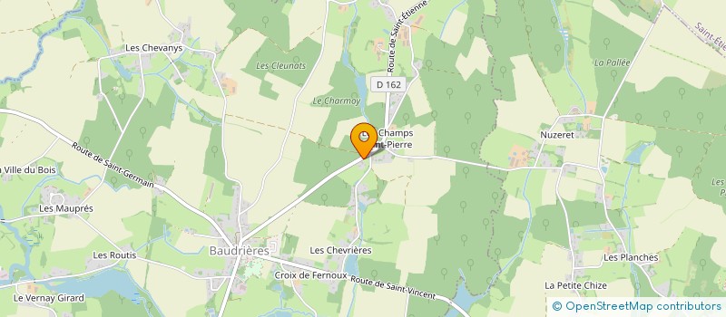 localisation de l'entreprise MADAME ARLETTE PERRUSSON à BAUDRIERES
