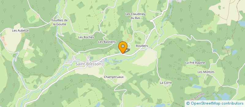 localisation de l'entreprise MADAME ARLETTE PINOT  SAINT-BRESSON