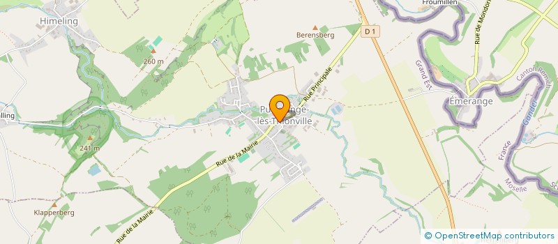 localisation de l'entreprise MADAME ARLETTE PLEYER  BEYREN-LES-SIERCK