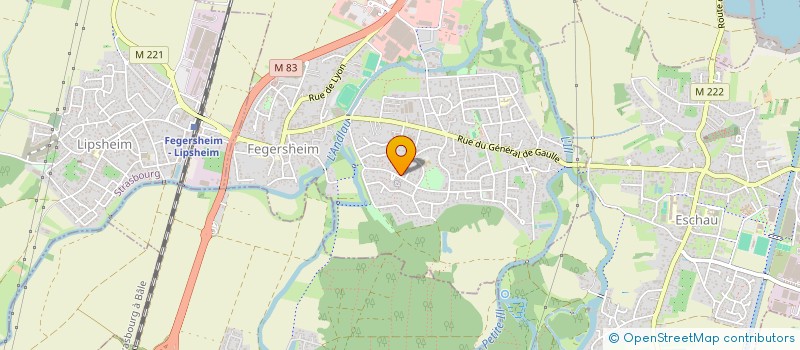 localisation de l'entreprise MADAME ARLETTE RAAB  FEGERSHEIM