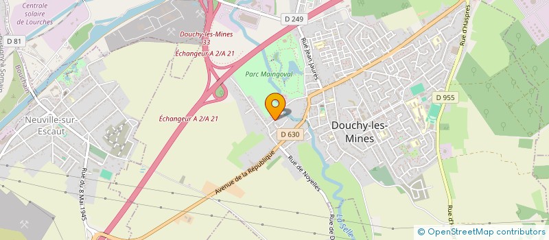 localisation de l'entreprise MADAME ARLETTE REGUEME à DOUCHY-LES-MINES