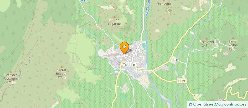 localisation de l'entreprise MADAME ARLETTE RIBES  PAZIOLS