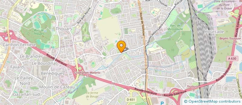 localisation de l'entreprise MADAME ARLETTE ROQUET  VILLENAVE-D'ORNON