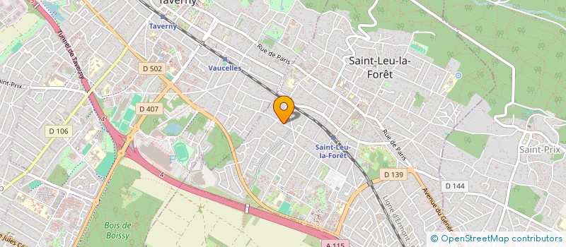 localisation de l'entreprise MADAME ARLETTE SANTOS  SAINT-LEU-LA-FORET