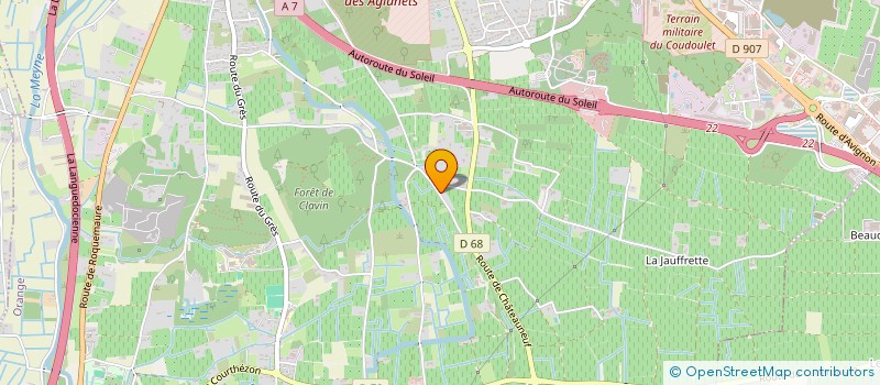 localisation de l'entreprise MADAME ARLETTE SERGUIER  ORANGE