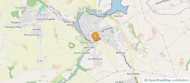 localisation de l'entreprise MADAME ARLETTE SIQUIER  LA ROCHE-JAUDY