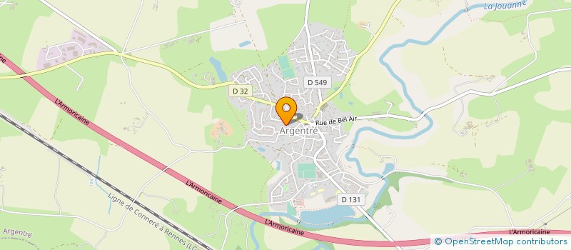 localisation de l'entreprise MADAME ARLETTE SORIN  SOULGE-SUR-OUETTE