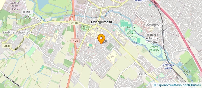 localisation de l'entreprise MADAME ARLETTE TREMEAU à LONGJUMEAU