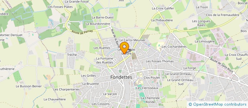 localisation de l'entreprise MADAME ARLETTE TUBANE  FONDETTES